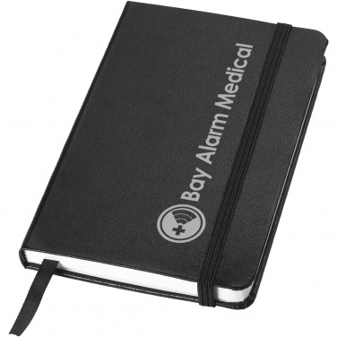Logo trade promotional giveaways image of: Classic A6 hard cover pocket notebook