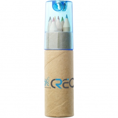 Logo trade business gift photo of: Kram 6-piece coloured pencil set