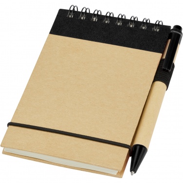 Logotrade promotional merchandise picture of: Zuse A7 recycled jotter notepad with pen