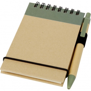 Logotrade business gift image of: Zuse A7 recycled jotter notepad with pen