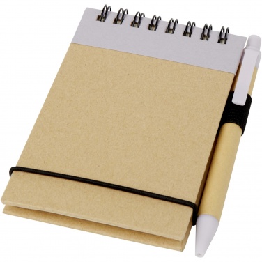 Logotrade advertising product picture of: Zuse A7 recycled jotter notepad with pen