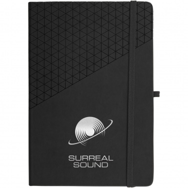 Logo trade promotional gifts image of: Theta A5 hard cover notebook