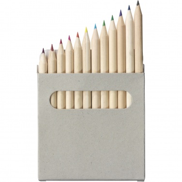 Logo trade promotional giveaways picture of: Tallin 12-piece coloured pencil set