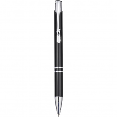 Logotrade business gift image of: Moneta aluminium click ballpoint pen (blue ink)