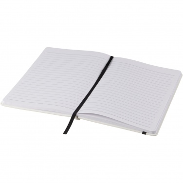 Logotrade business gifts photo of: Spectrum A5 white notebook with coloured strap