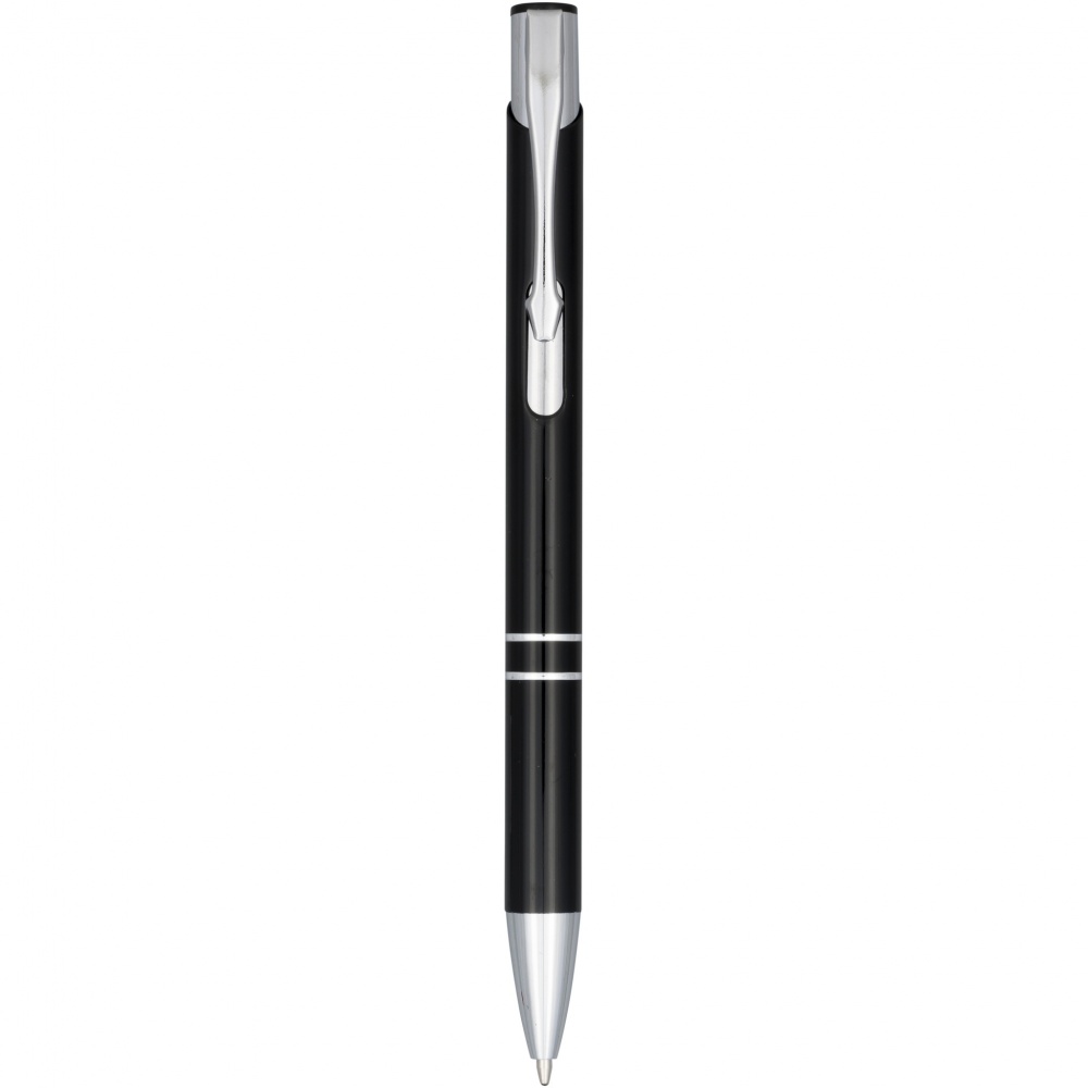 Logotrade promotional gift image of: Moneta anodized aluminium click ballpoint pen