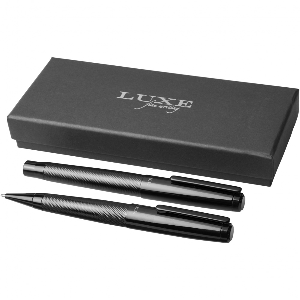 Logo trade promotional merchandise photo of: Gloss duo pen gift set