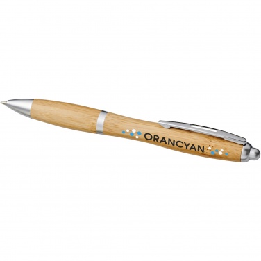 Logo trade promotional item photo of: Nash bamboo ballpoint pen