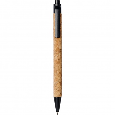 Logotrade promotional gift picture of: Midar cork and wheat straw ballpoint pen