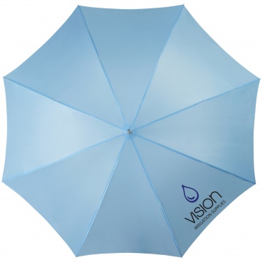 Logo trade advertising products image of: Lisa 23" auto open umbrella with wooden handle