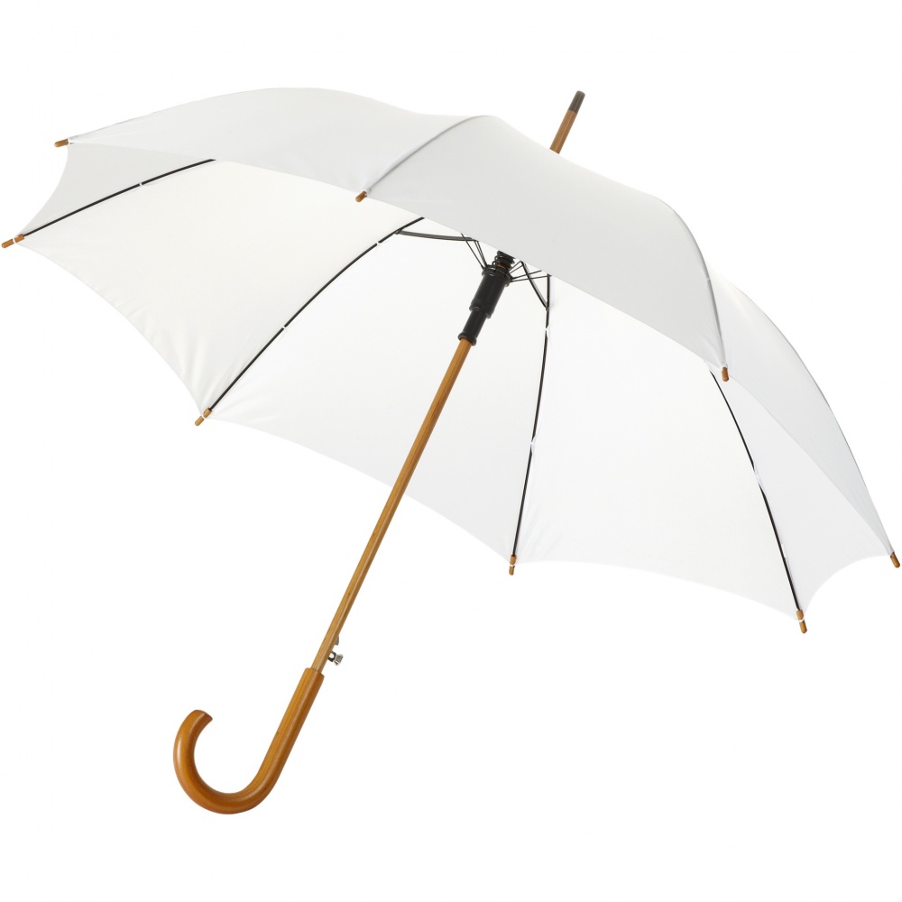 Logotrade promotional items photo of: Kyle 23" auto open umbrella wooden shaft and handle