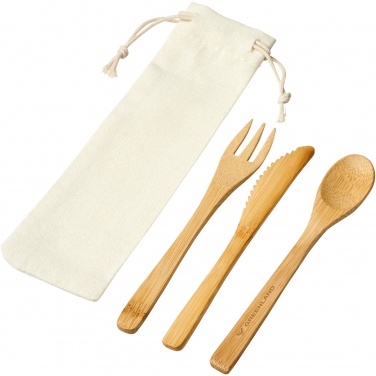 Logo trade advertising product photo of: Celuk bamboo cutlery set