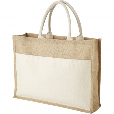 Logotrade advertising product image of: Mumbay cotton pocket jute tote bag 18L