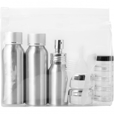Logo trade promotional merchandise photo of: Frankfurt airline approved travel bottle set