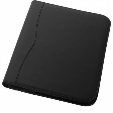 Logo trade promotional items image of: Ebony A4 zippered portfolio