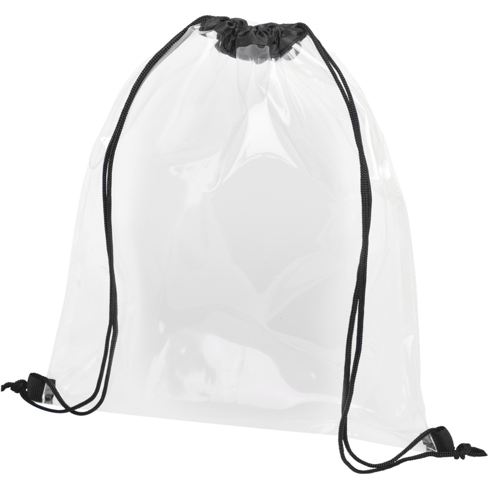 Logotrade promotional giveaway picture of: Lancaster transparent drawstring bag 5L