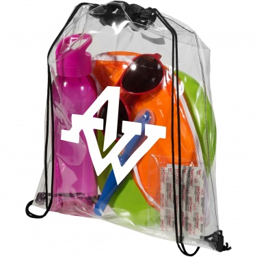 Logotrade promotional items photo of: Lancaster transparent drawstring bag 5L