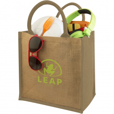 Logo trade promotional products image of: Chennai jute tote bag 16L