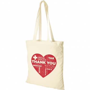 Logo trade corporate gift photo of: Madras 140 g/m² cotton tote bag 7L