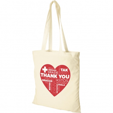 Logo trade promotional gifts image of: Peru 180 g/m² cotton tote bag 7L