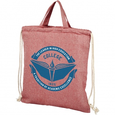 Logotrade promotional item picture of: Pheebs 150 g/m² recycled drawstring bag 6L