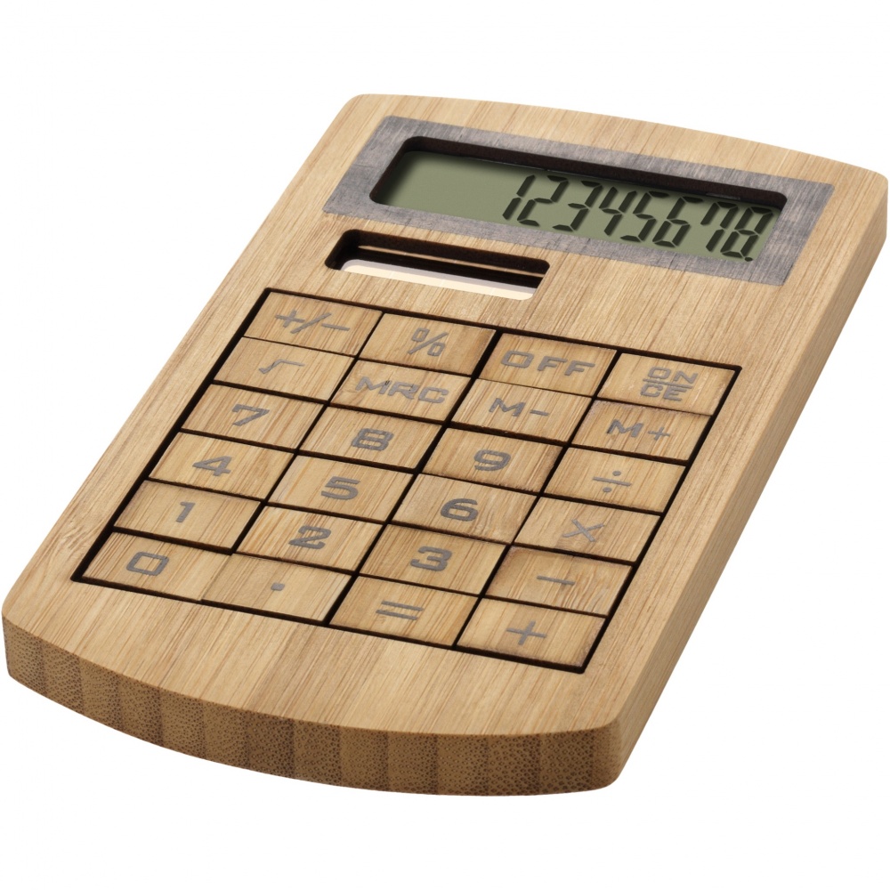 Logotrade corporate gifts photo of: Eugene calculator made of bamboo