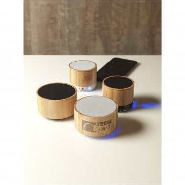 Logo trade promotional items image of: Cosmos bamboo Bluetooth® speaker