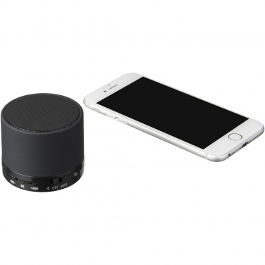 Logo trade promotional gifts picture of: Duck cylinder Bluetooth® speaker with rubber finish
