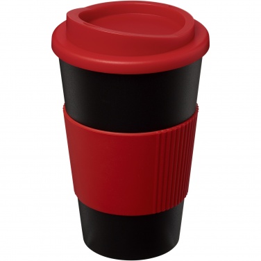 Logotrade promotional product picture of: Americano® 350 ml insulated tumbler with grip