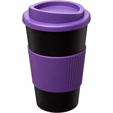 Logotrade promotional merchandise image of: Americano® 350 ml insulated tumbler with grip