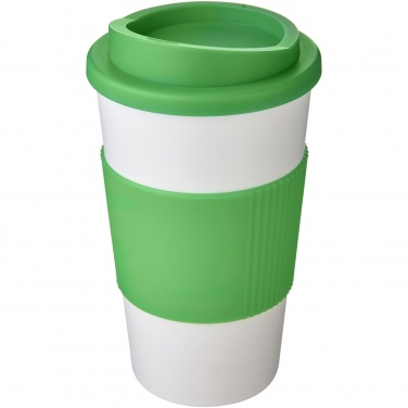 Logo trade promotional product photo of: Americano® 350 ml insulated tumbler with grip
