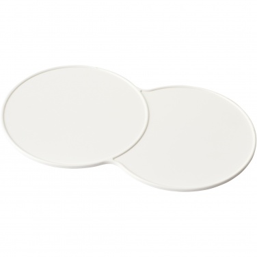 Logo trade business gifts image of: Sidekick plastic coaster