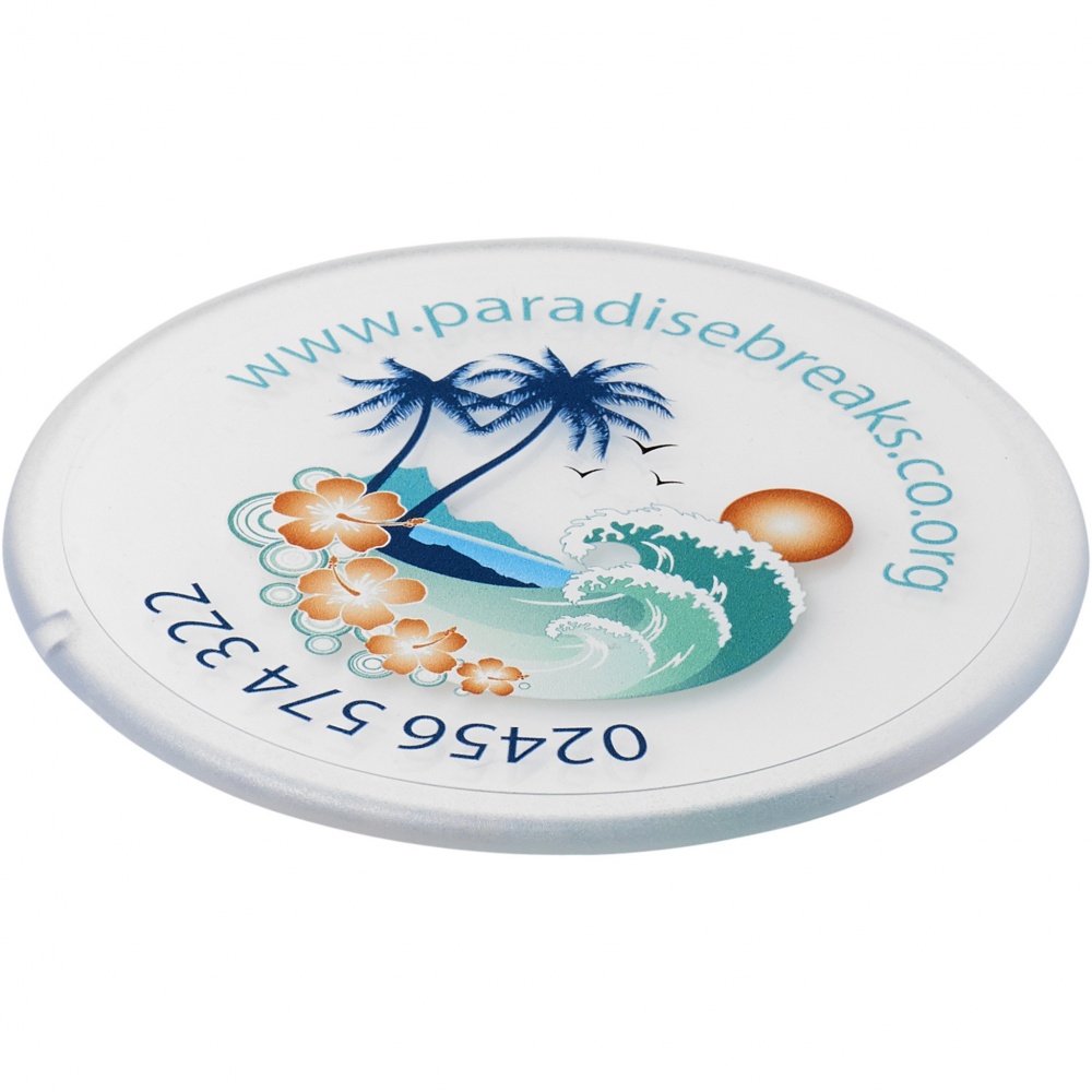 Logotrade advertising products photo of: Renzo round plastic coaster
