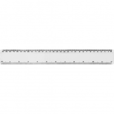 Logo trade promotional merchandise picture of: Renzo 30 cm plastic ruler