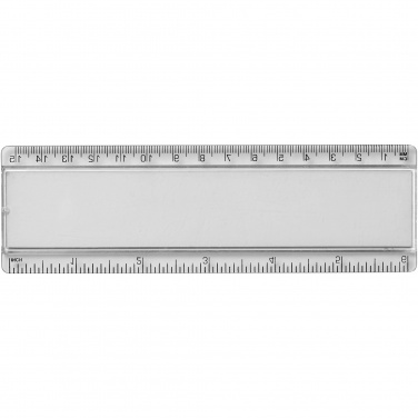 Logotrade promotional item picture of: Ellison 15 cm plastic insert ruler