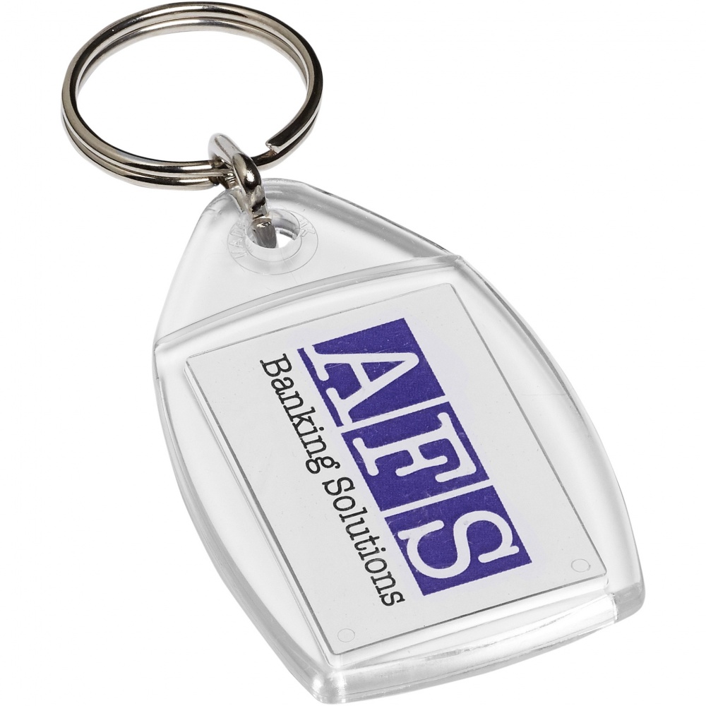 Logotrade promotional item image of: Rhombus keychain