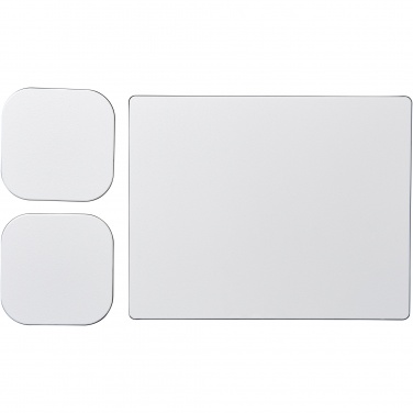 Logo trade promotional gifts picture of: Brite-Mat® mouse mat and coaster set combo 3