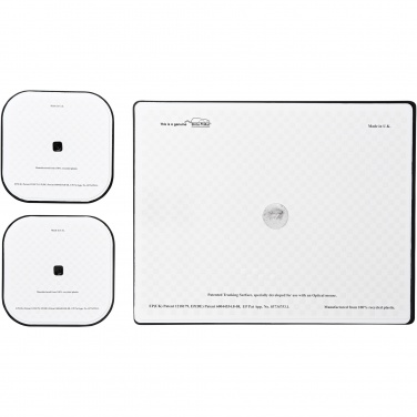 Logo trade promotional merchandise picture of: Brite-Mat® mouse mat and coaster set combo 3