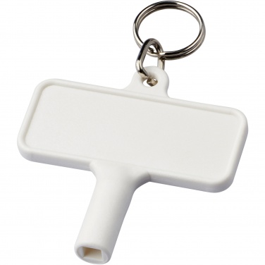 Logo trade promotional products image of: Largo plastic radiator key with keychain