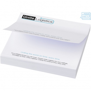 Logo trade promotional merchandise image of: Sticky-Mate® large square sticky notes 100x100mm