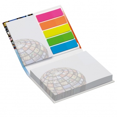 Logotrade promotional product image of: Combi notes page marker set hard cover