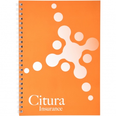 Logo trade advertising products image of: Desk-Mate® A5 notebook synthetic cover