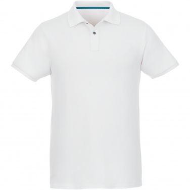 Logotrade promotional gift picture of: Beryl short sleeve men's organic recycled polo
