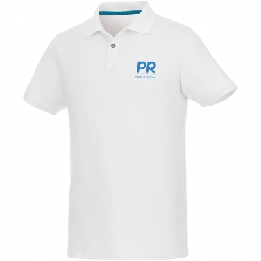 Logotrade business gift image of: Beryl short sleeve men's organic recycled polo