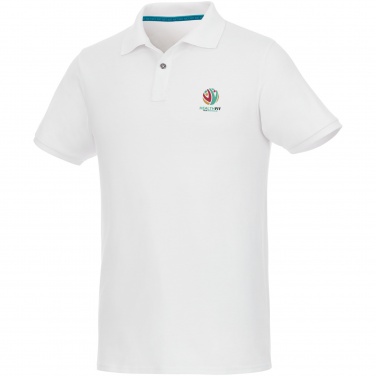 Logotrade advertising products photo of: Beryl short sleeve men's organic recycled polo