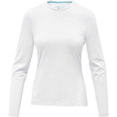 Logo trade promotional giveaways picture of: Ponoka long sleeve women's organic t-shirt