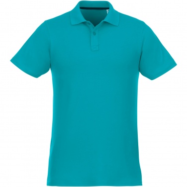 Logo trade promotional giveaways picture of: Helios short sleeve men's polo