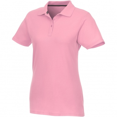 Logo trade corporate gifts image of: Helios short sleeve women's polo