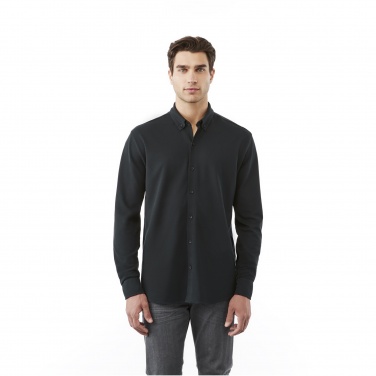 Logo trade corporate gifts picture of: Bigelow long sleeve men's pique shirt