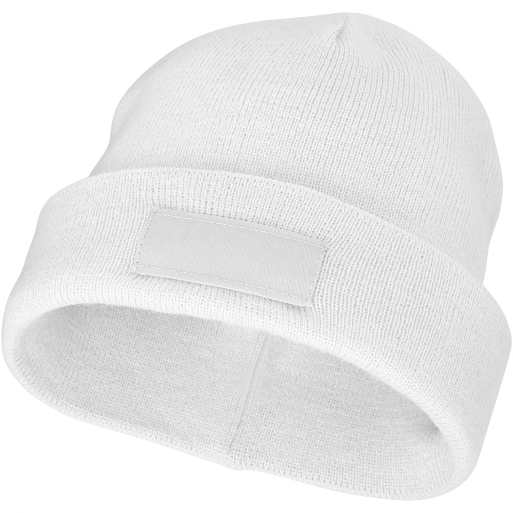 Logo trade promotional gifts image of: Boreas beanie with patch